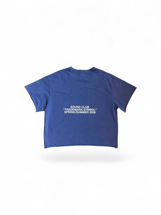 Blue "Festy" Tee (CROP!!)