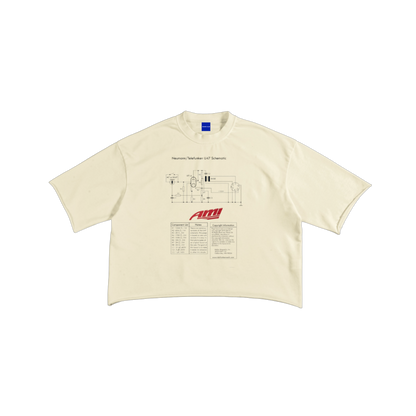 013 u47 schematic / cream + cropped (ss)