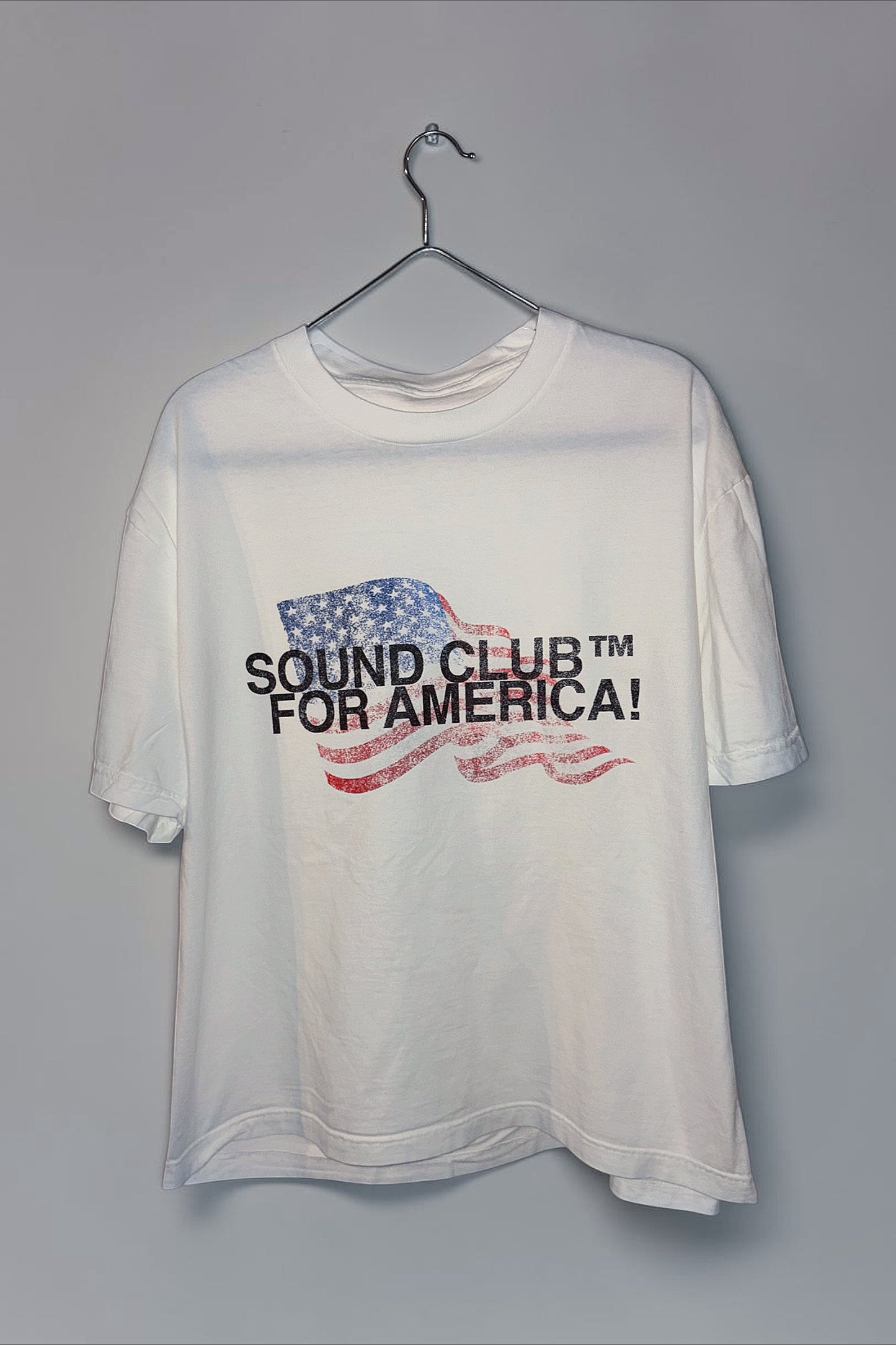 “SC 4 MERICA” vintage white tee