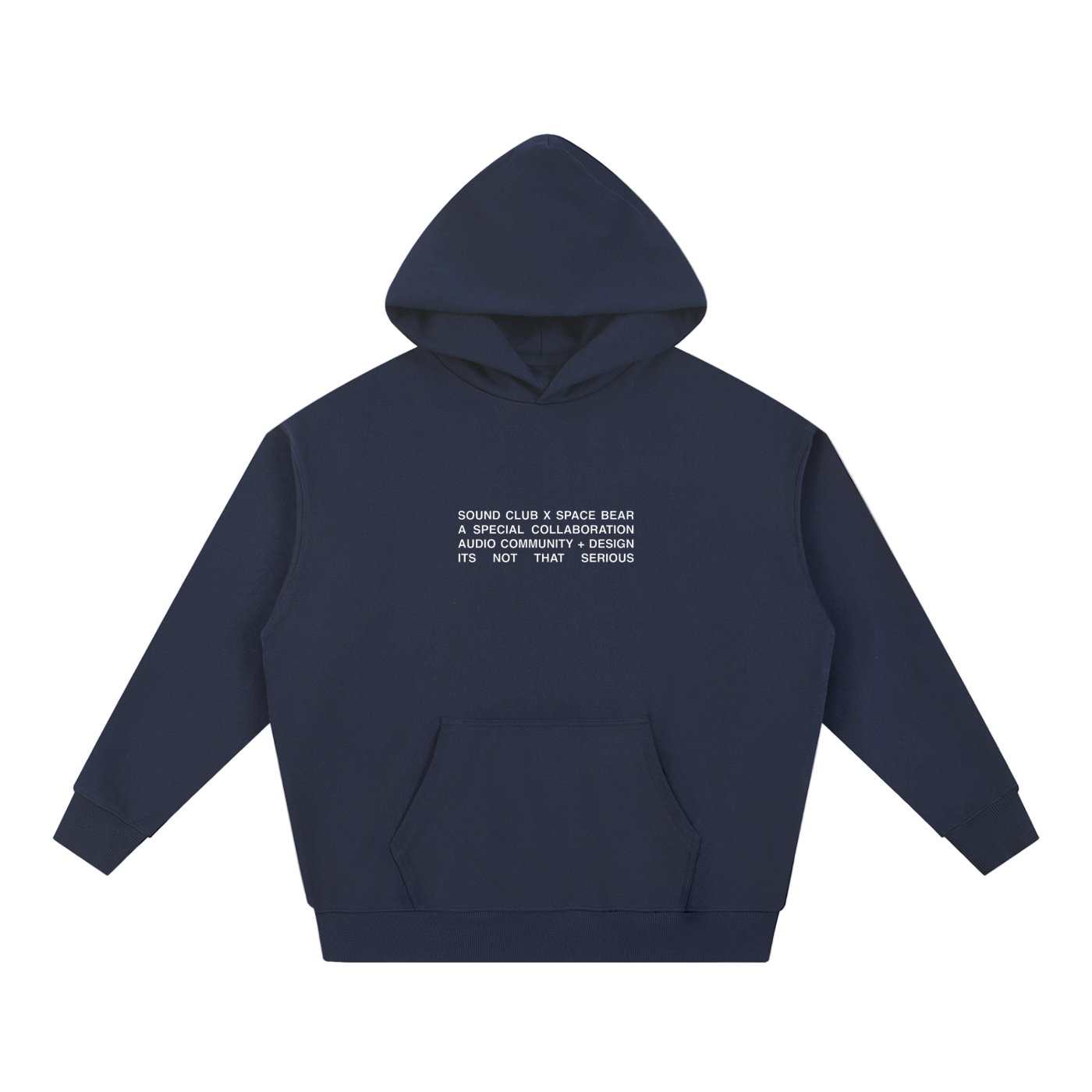 Space Bear x Sound Club Hoodie 01 | Navy